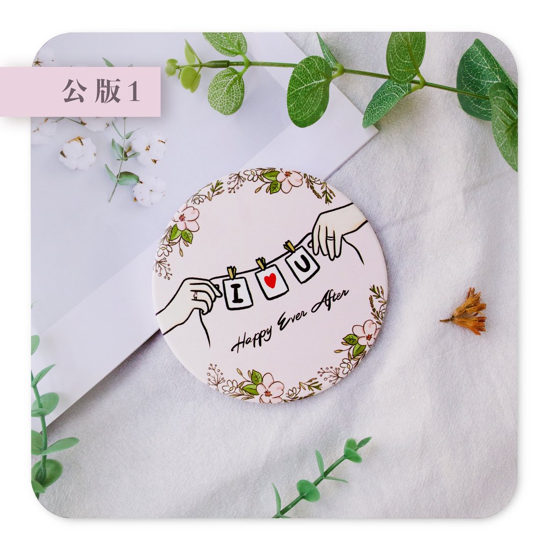 婚礼小物 陶瓷吸水杯垫 公版/可定制 - 其他 - 陶 