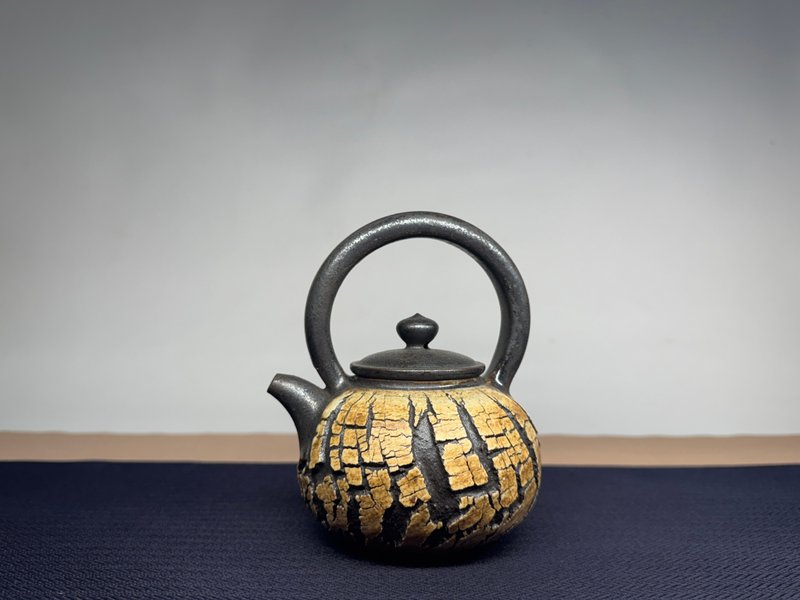 240cc/茶壶/提梁壶/瓦斯窑/杨博戎 - 茶具/茶杯 - 陶 