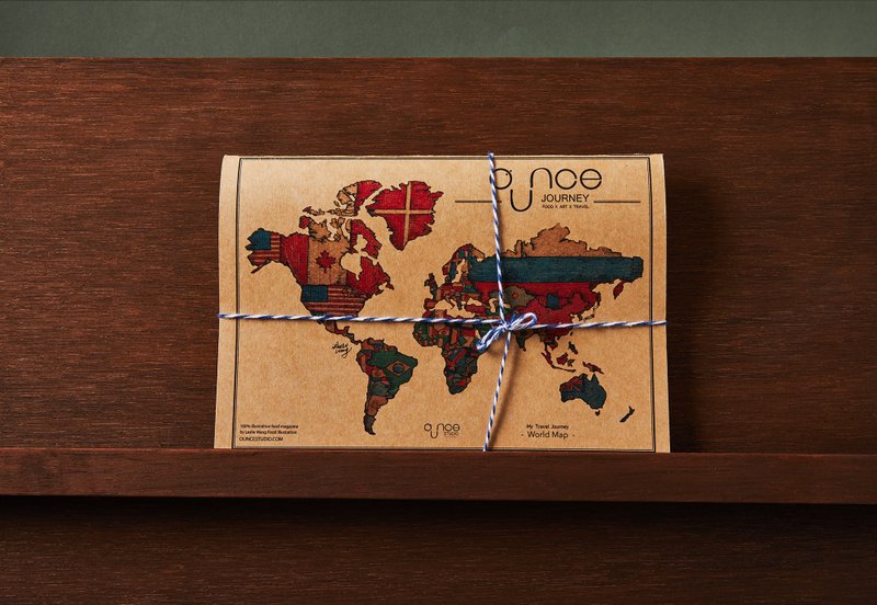 无时效手帐行事历 - 世界地图 - 笔记本/手帐 - 纸 