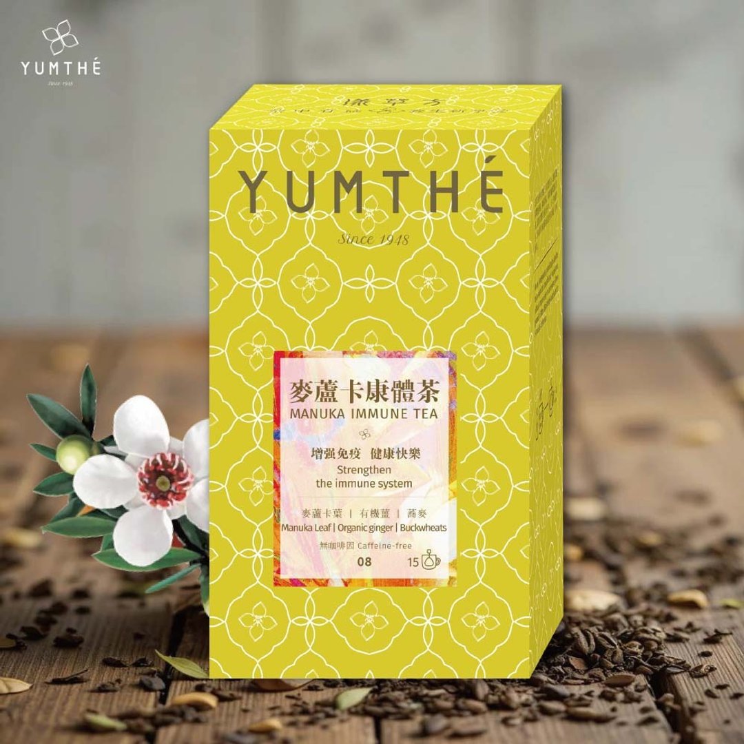 Yumthe【增强免疫力】麦卢卡康体茶 - 新西兰纯天然麦卢卡叶 - 洋甘菊 - 茶 - 其他材质 白色