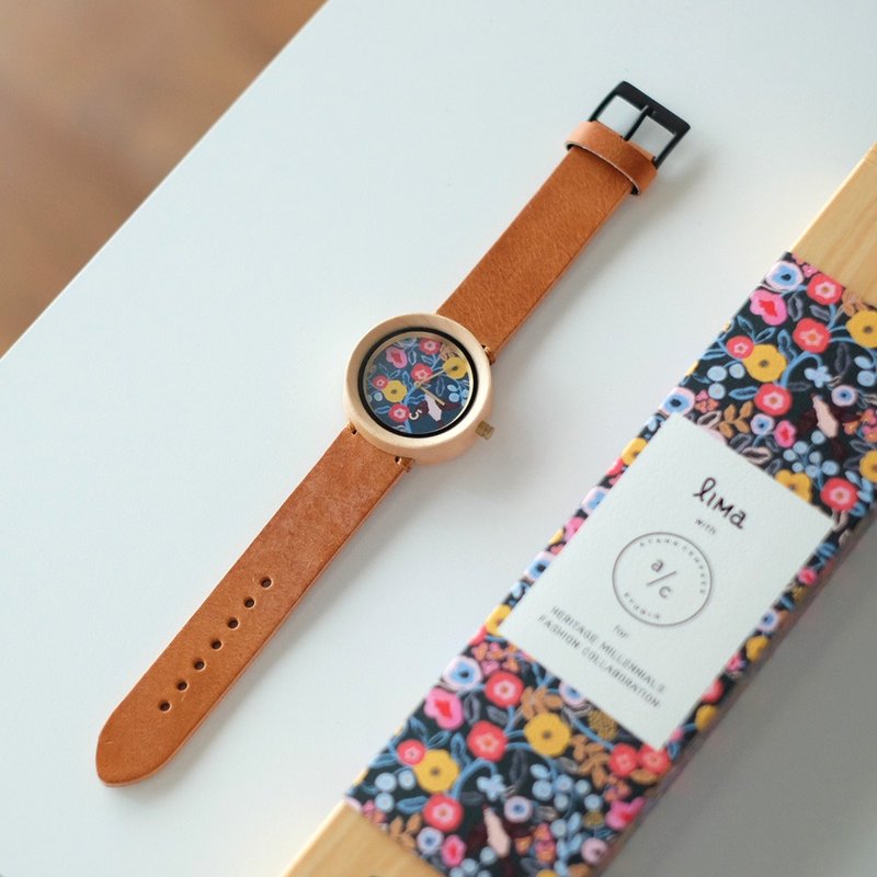 Lima Watch Illustrator Series Edition 01 Cognac - 女表 - 木头 金色