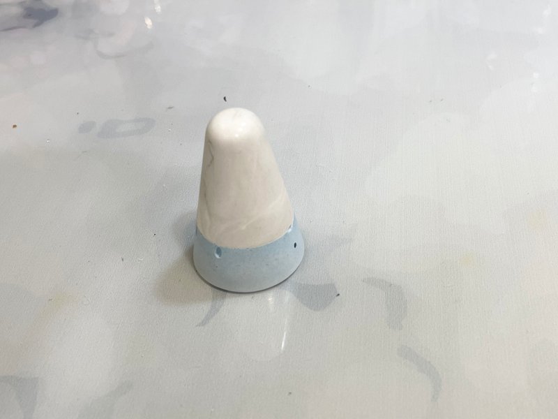 手作双色戒指架 - 摆饰 - 水泥 蓝色