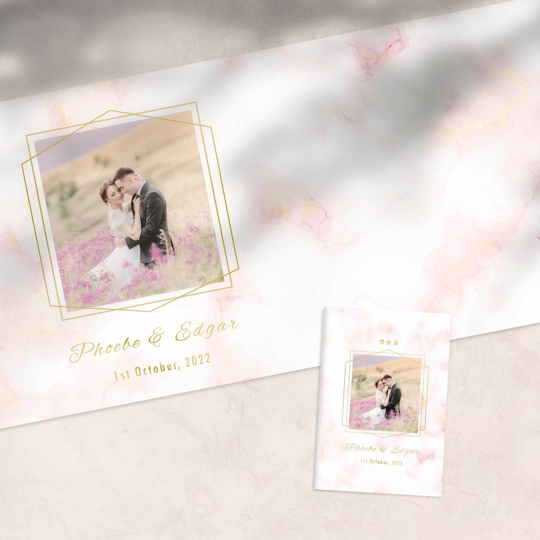 结婚签名绸+收礼簿 婚礼桌巾  婚礼签到  签名轴 礼金簿 签名布 - 海报/装饰画/版画 - 其他材质 