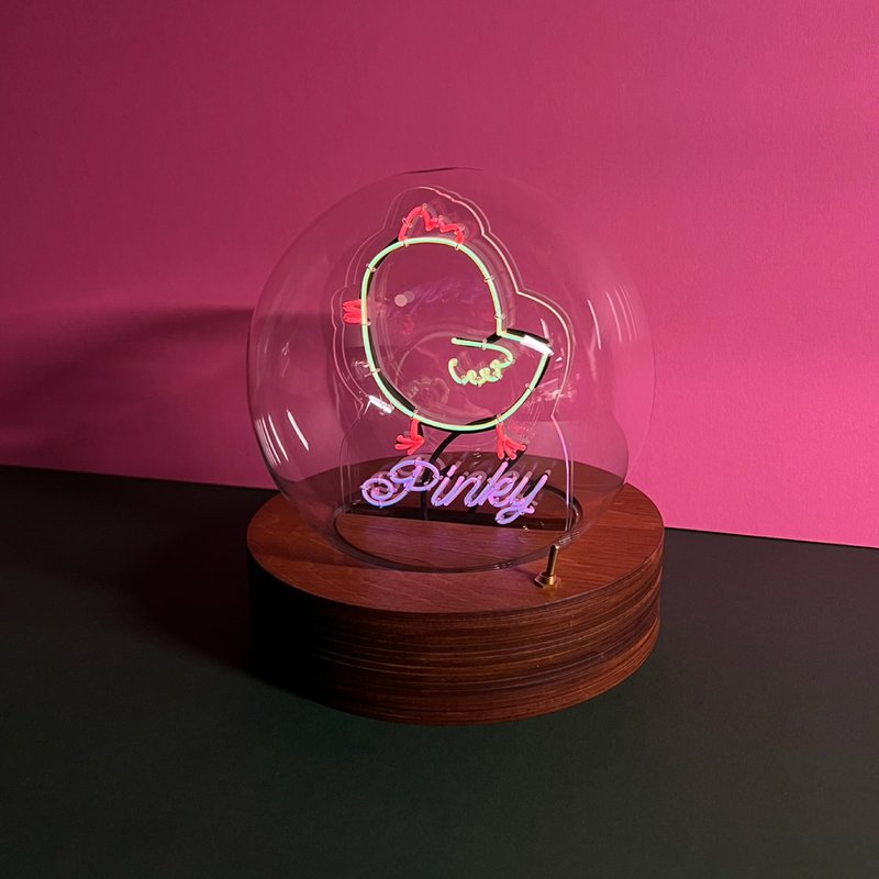 定制化礼物 生日 情人 玻璃球灯 -【宠物灯】情侣头像 照片 霓虹 - 灯具/灯饰 - 玻璃 黄色