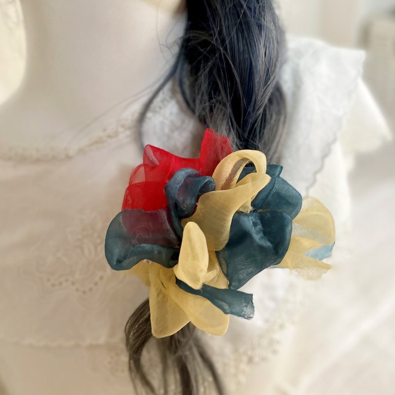 手工编织/边夹 发梳发夹胸针别针 发圈 弹簧夹 马尾夹 压夹 - 发饰 - 其他材质 多色