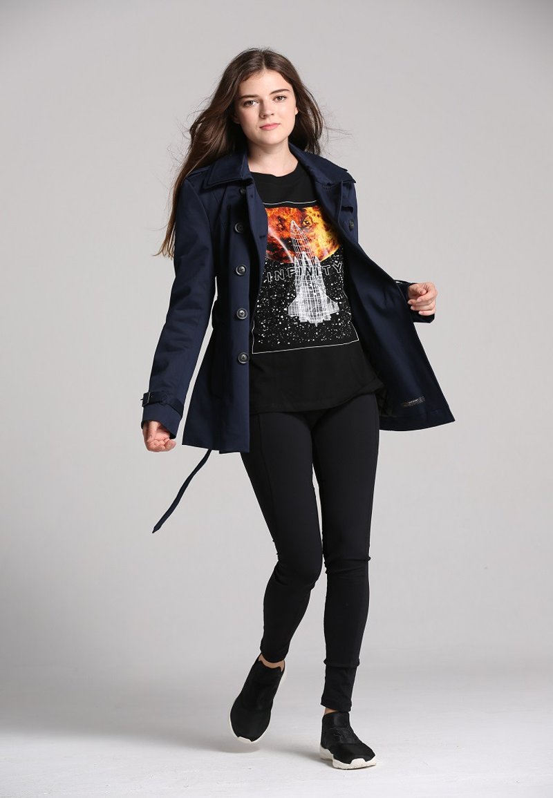 美国Fools Day Infinity Tee - 中性连帽卫衣/T 恤 - 棉．麻 黑色