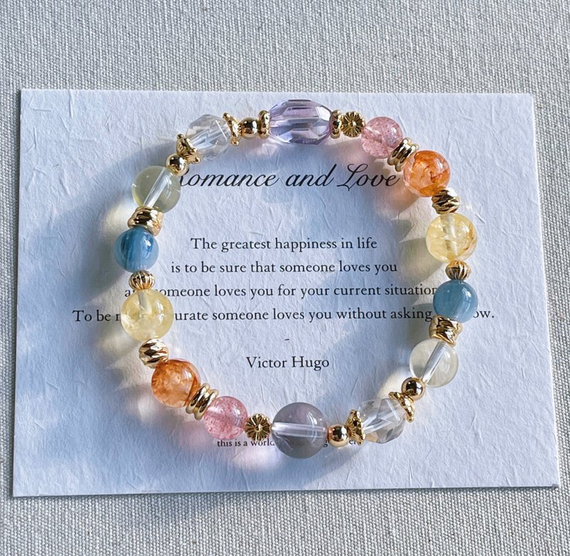 天然水晶手链丨定制化下单说明 生命灵数丨询问再下单 - 手链/手环 - 水晶 多色