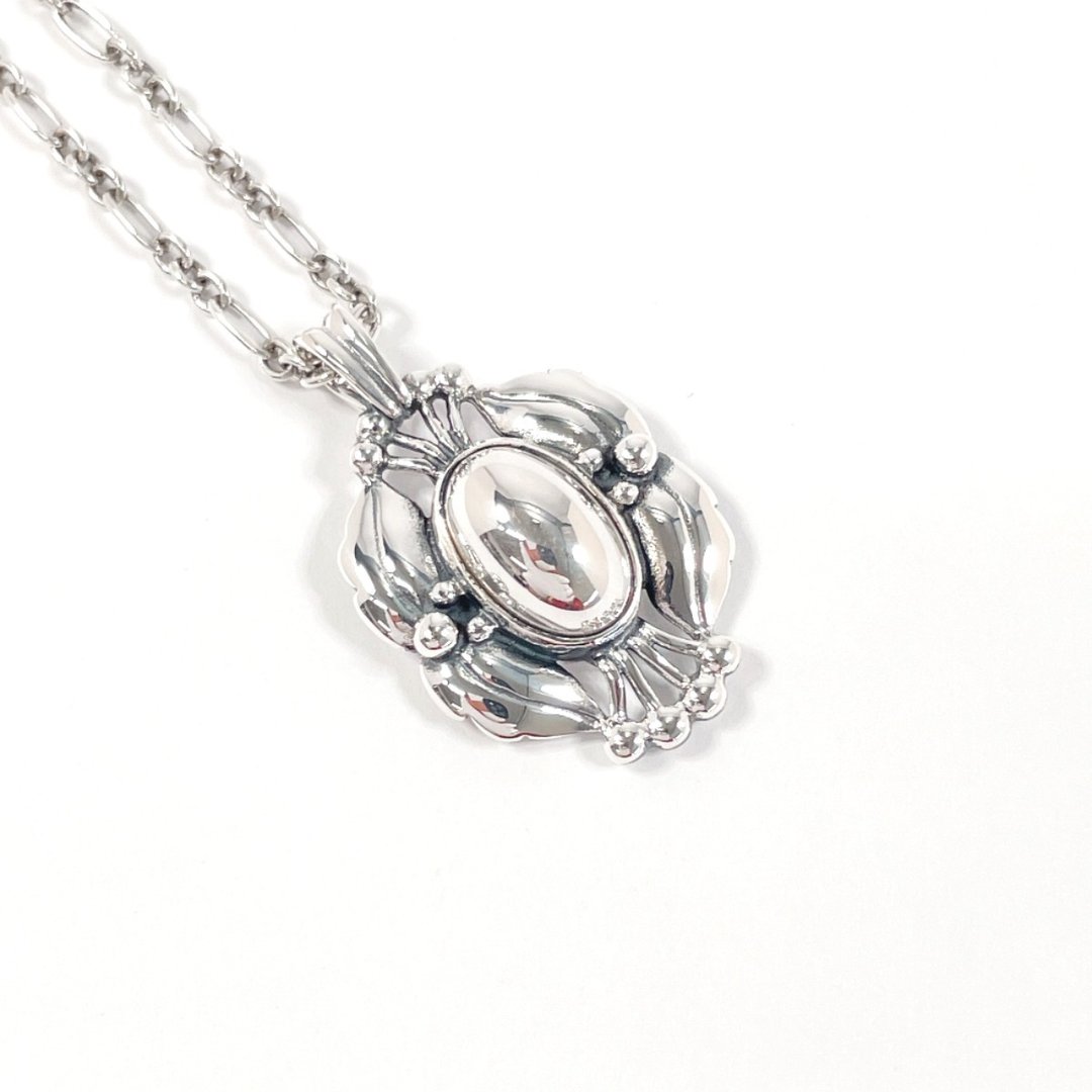 【日本直寄．二手美品】Georg Jensen 乔治杰生 项链 年度坠饰 2000 Heritage Collection 925 银 - 项链 - 纯银 银色