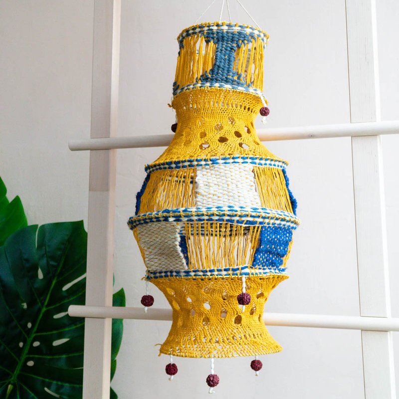 印度羊毛编织挂饰 / 吊灯 － 坚毅 - 摆饰 - 羊毛 多色
