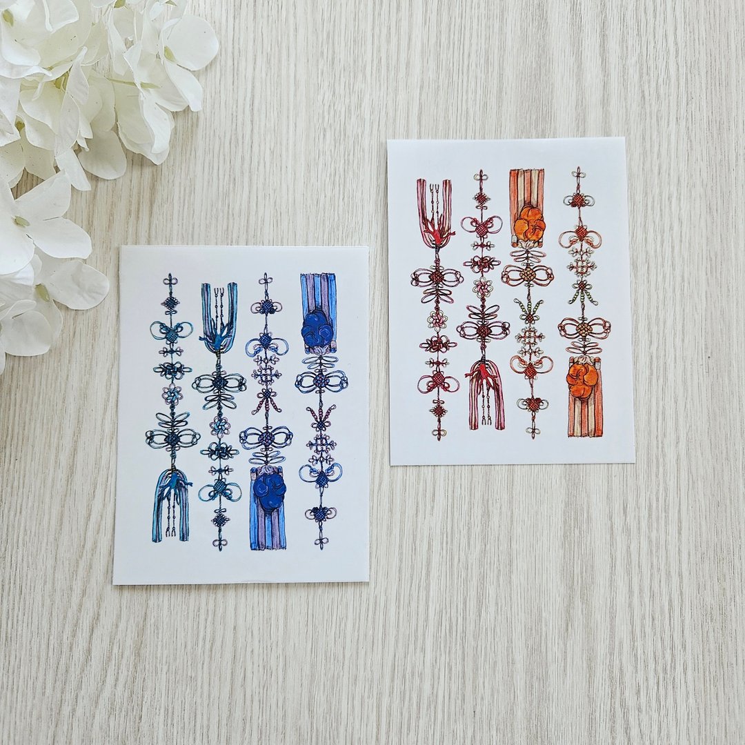 jin_oriental sticker_norigae - 贴纸 - 塑料 