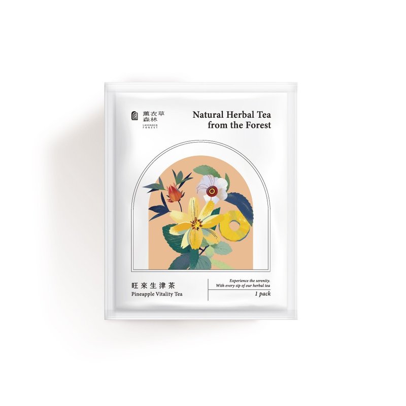 【薰衣草森林 Select】 旺来生津茶7入组 | 香草茶 冲泡饮 凤梨 - 茶 - 塑料 