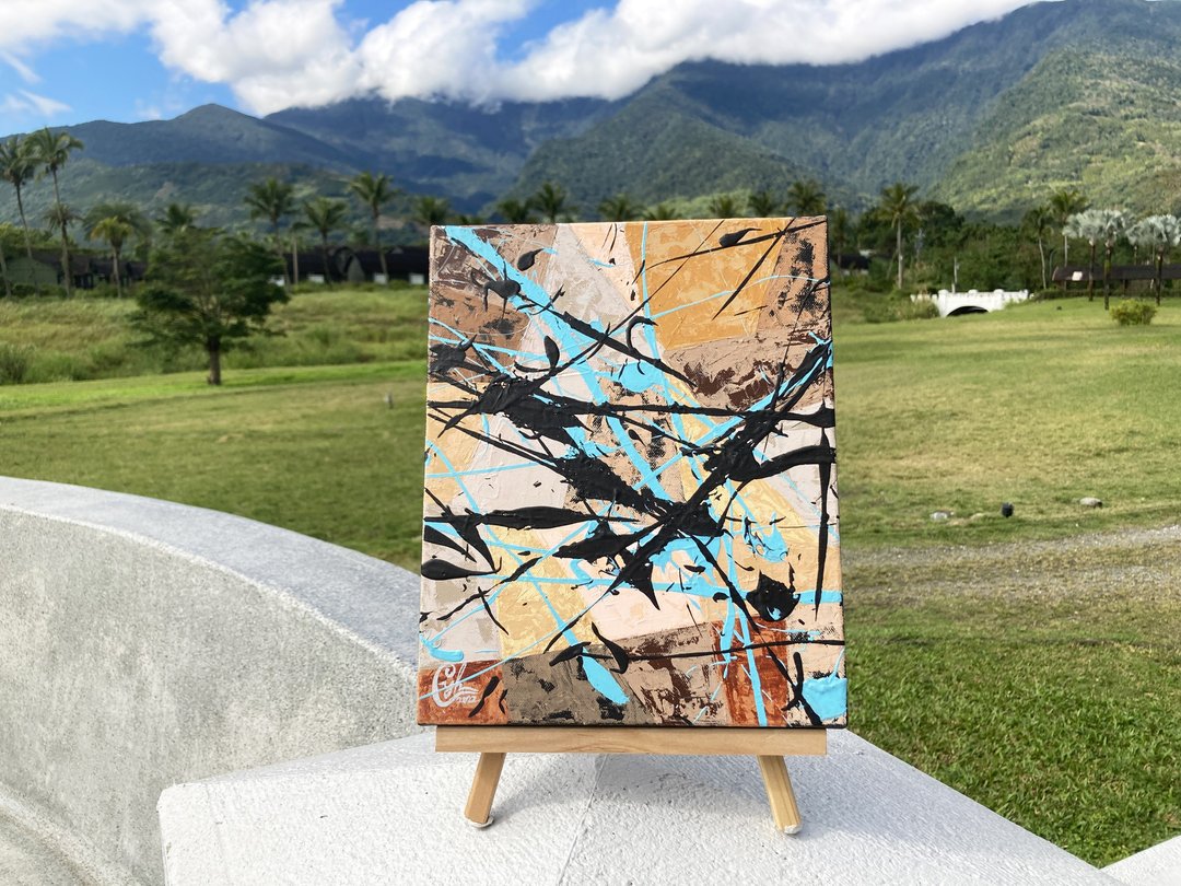 抽象绘画 感觉就像这样3  abstract painting Feel Like This 3 - 订制画像 - 棉 多色