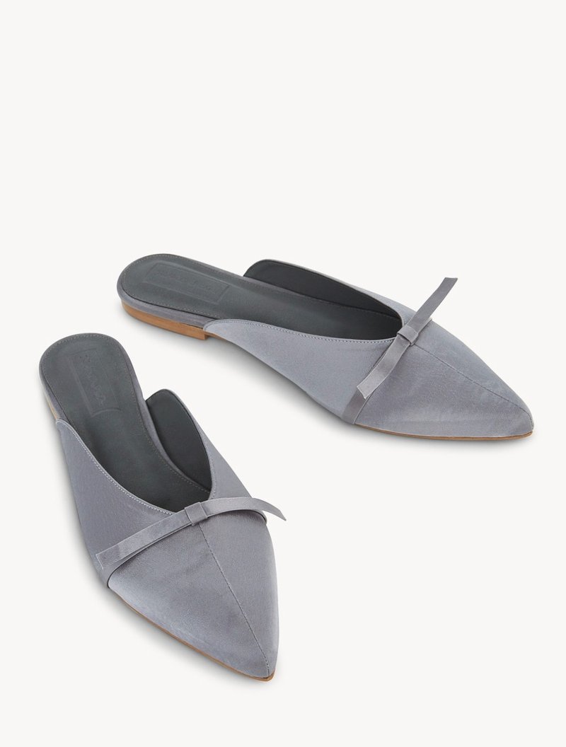 Thara - Bouquet Mules - Storm Grey - 女款休闲鞋 - 人造皮革 灰色