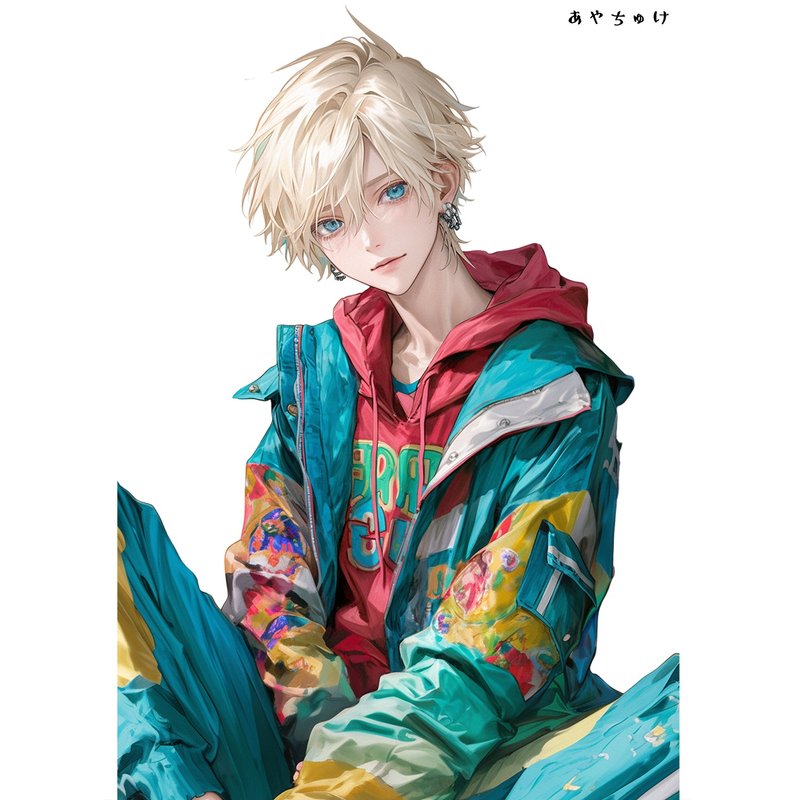 【12月新品5】07-106-0043 人物贴纸 缤纷色彩 - 贴纸 - 纸 