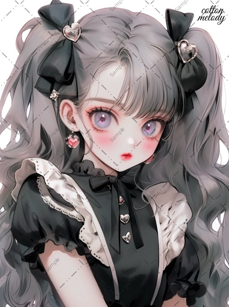 原创贴纸 no.392 人物贴纸 原创贴纸 女孩贴纸 原创人物贴纸 - 贴纸 - 纸 