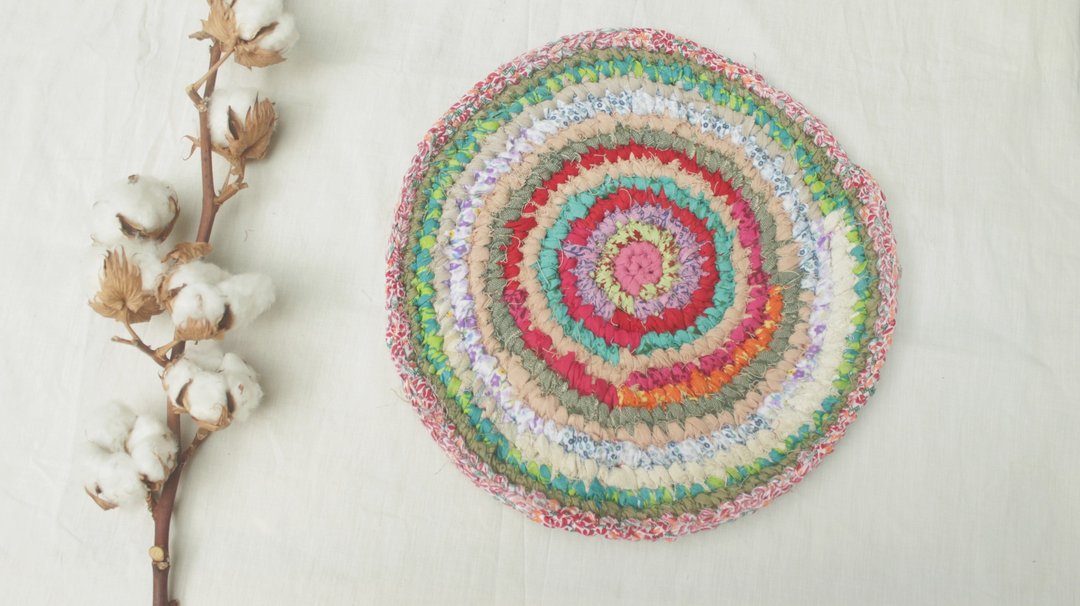碎花布再生餐垫(大) cloth mat (L) - 其他 - 棉 多色