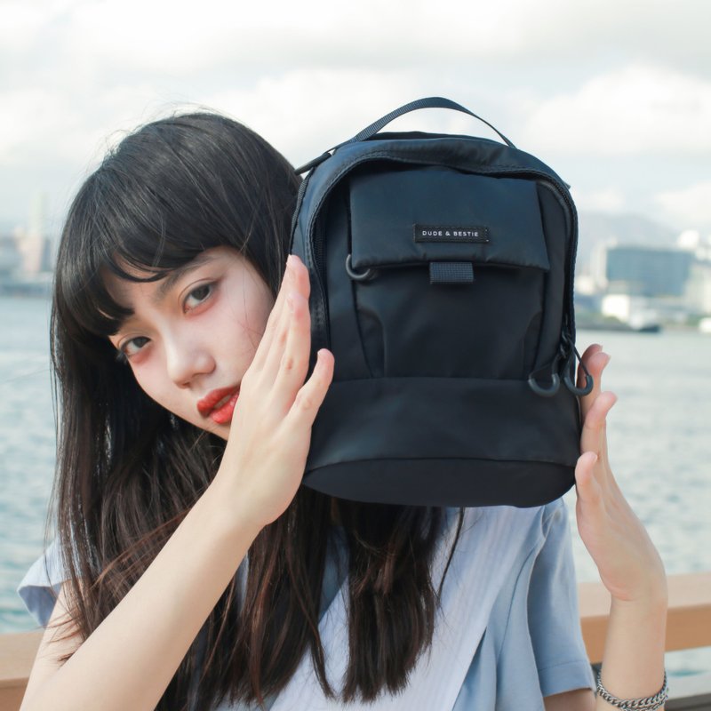 旅游 超轻 防泼水 后背包 斜背包 两用包 亲子装 女生 MiniGemini - 侧背包/斜挎包 - 尼龙 多色