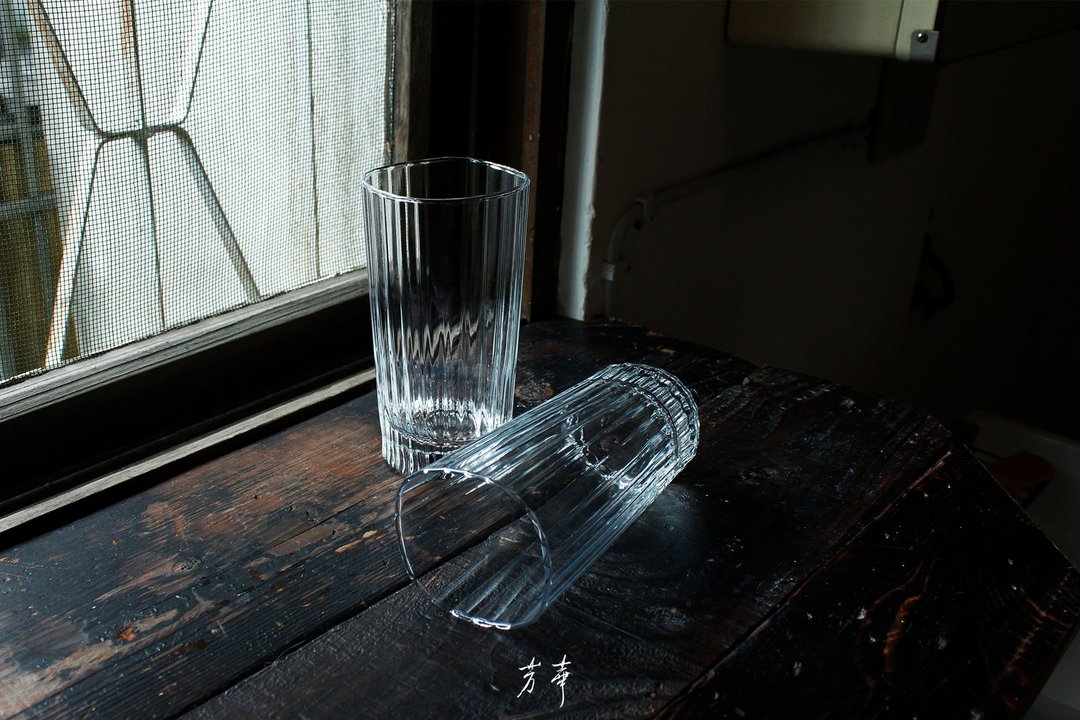 直纹水杯 - 玻璃杯 - 玻璃 