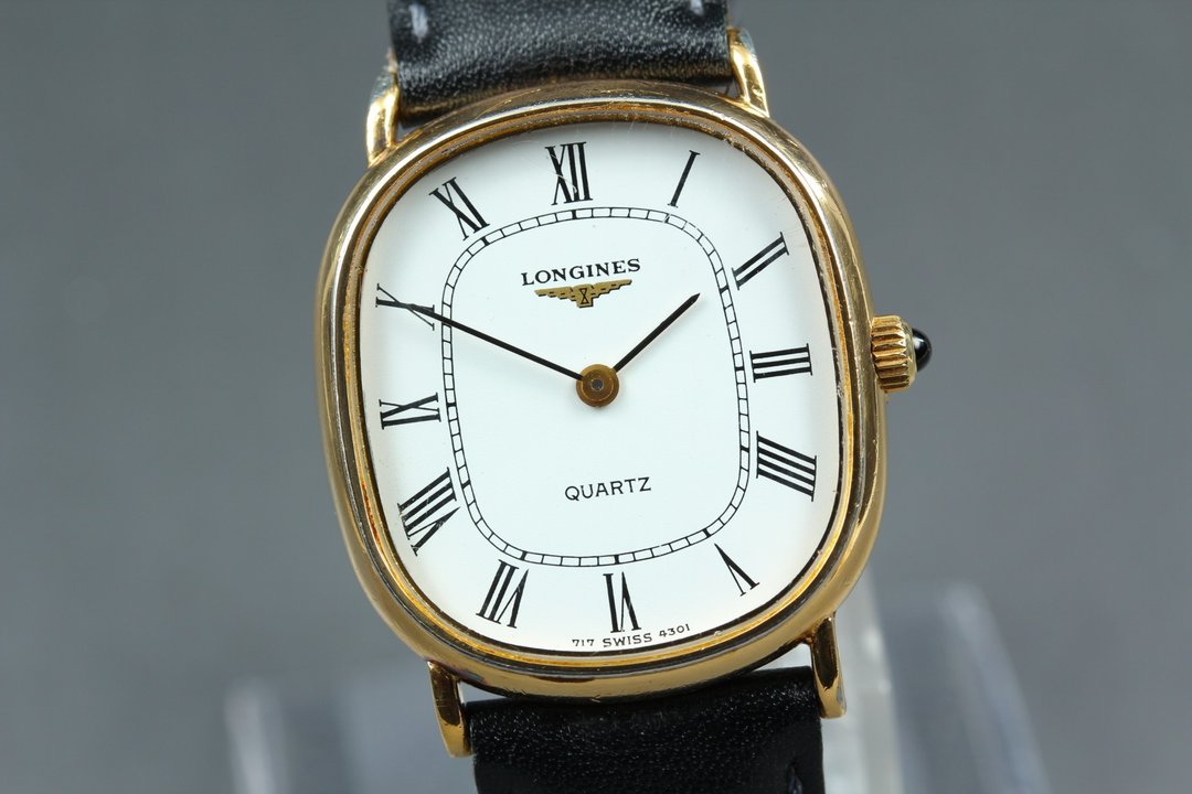 复古 浪琴 (Longines) 男士石英腕表 4301 - 女表 - 不锈钢 白色