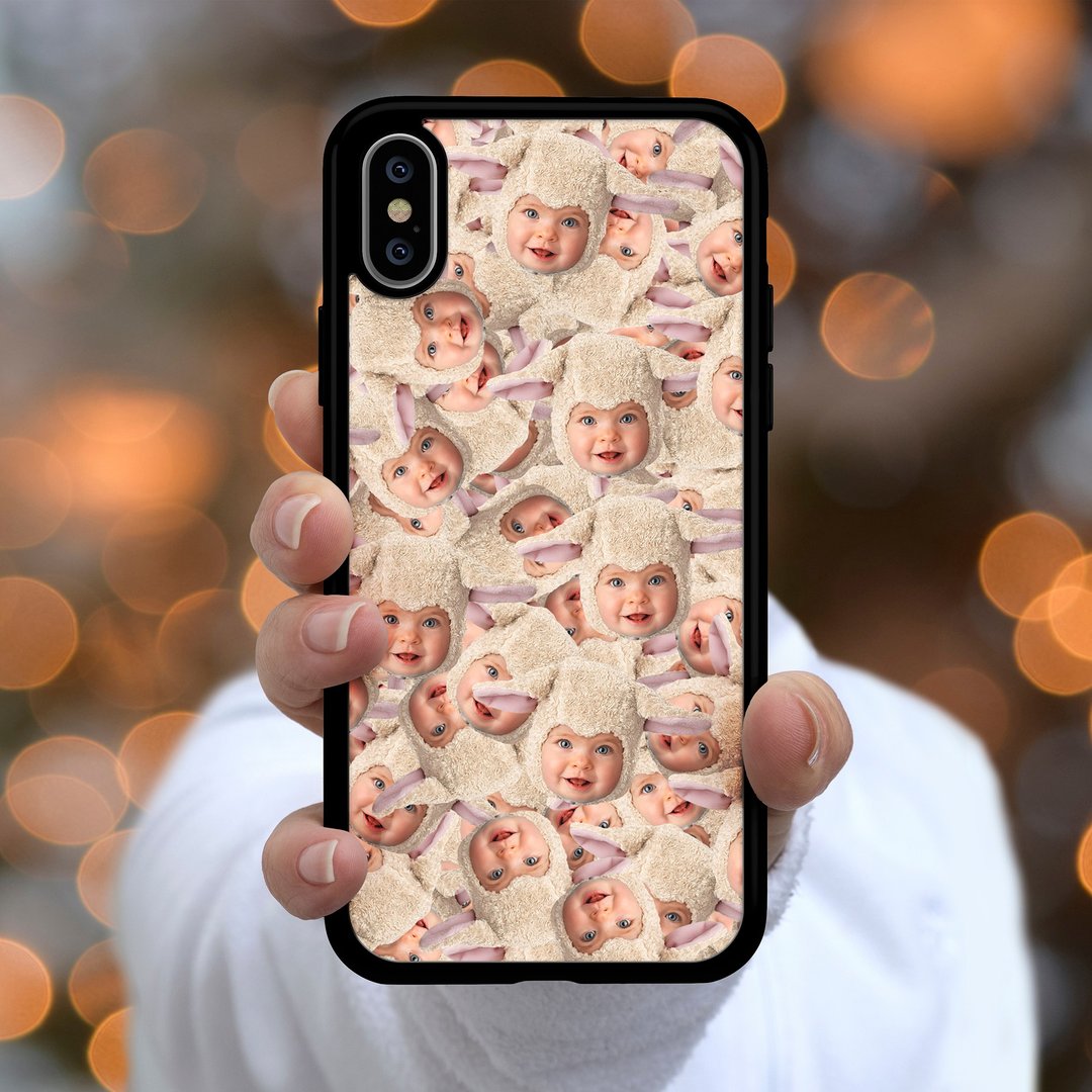 定制化大头照iPhone 11 Pro系列与iPhone X系列 - 个性混搭风 - 手机壳/手机套 - 塑料 多色