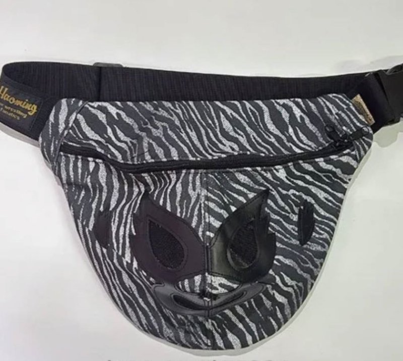 格斗面具风格后背包 - 侧背包/斜挎包 - 聚酯纤维 