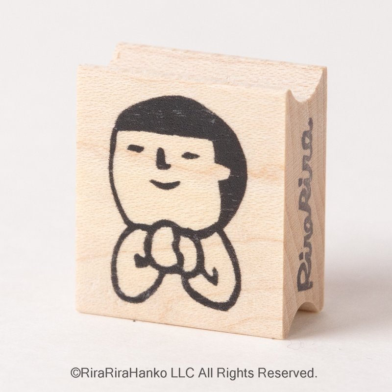 心动守护君*橡皮章*R192 - 印章/印台 - 木头 