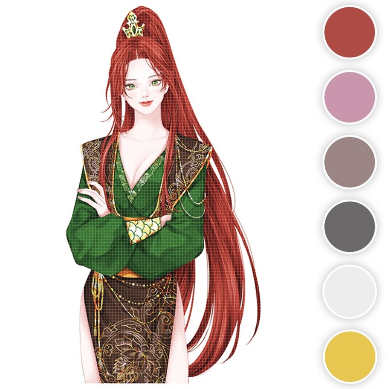 星配（6色）14（honne market）人物贴纸 女孩贴纸 黑浣熊 - 贴纸 - 纸 