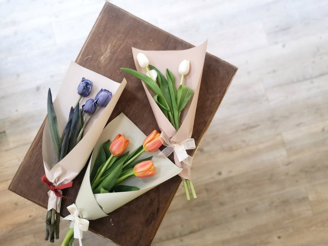【经典郁金香花束】• 鲜花花束/生日花束/情人节/郁金香花束 - 干燥花/捧花 - 植物．花 多色