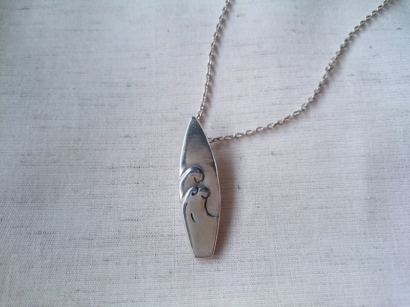 冲浪天堂 设计手作纯银项链项链 冲浪板 Surfers Paradise - 项链 - 纯银 银色