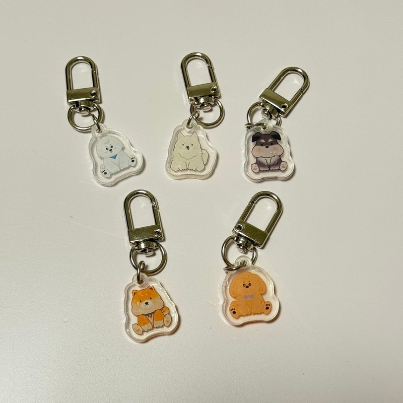 迷尼糖果吊饰-狗勾POM款-2cm-POM - 吊饰 - 压克力 多色