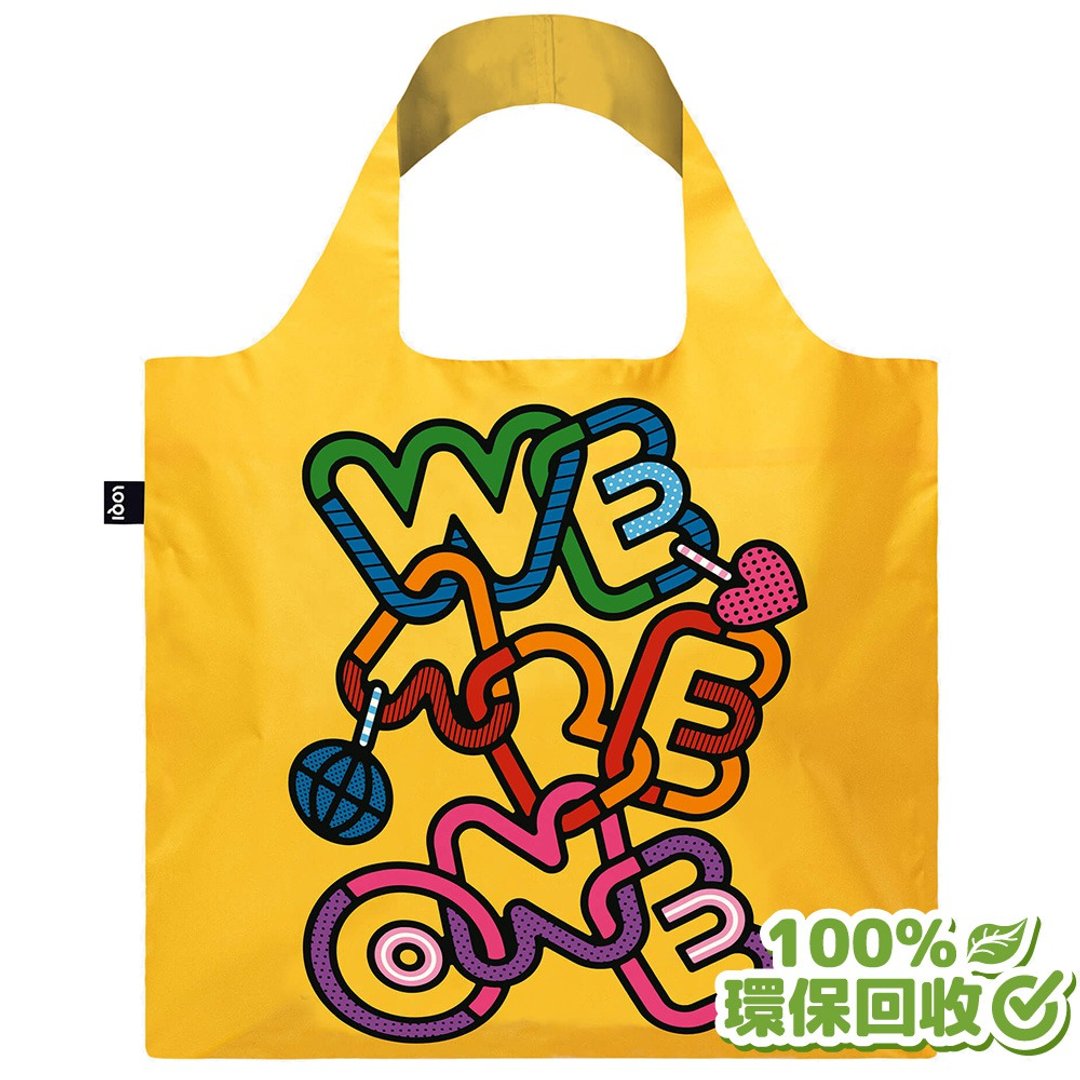 LOQI 环保材质购物袋-We are one(无扣带、无暗袋) - 其他 - 环保材料 黄色