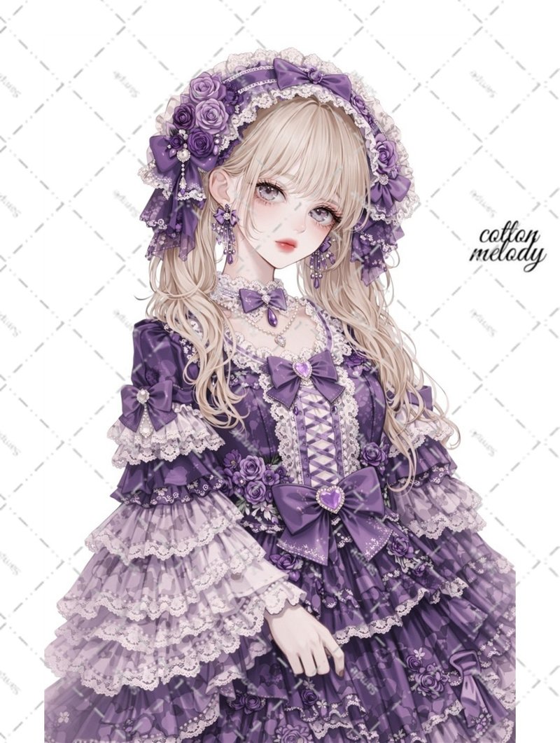 原创贴纸 no.8114 人物贴纸 原创贴纸 人物贴纸 女孩贴纸 原创人物贴纸 - 贴纸 - 纸 