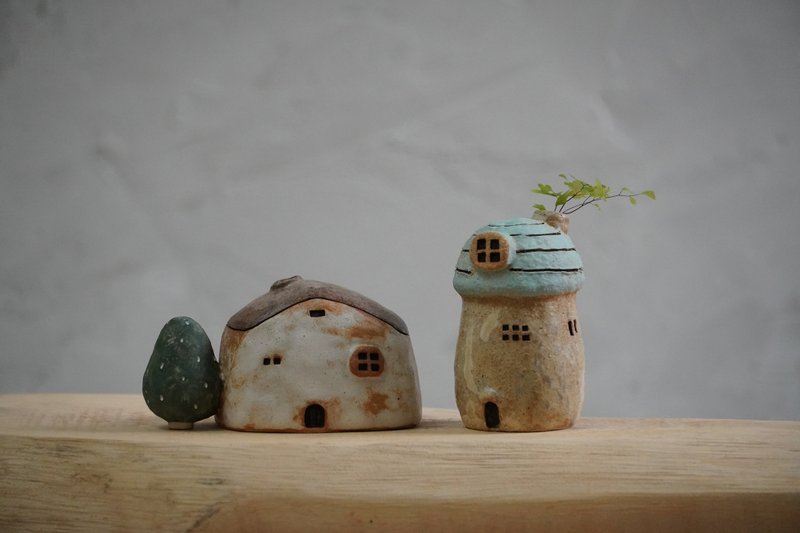 陶艺手作-小陶房-森林中的小屋 - 摆饰 - 陶 