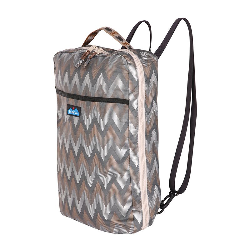 【西雅图 KAVU】Wombat 两用后背包/收纳袋 雪佛龙峰 #9451 - 后背包/双肩包 - 其他材质 卡其色