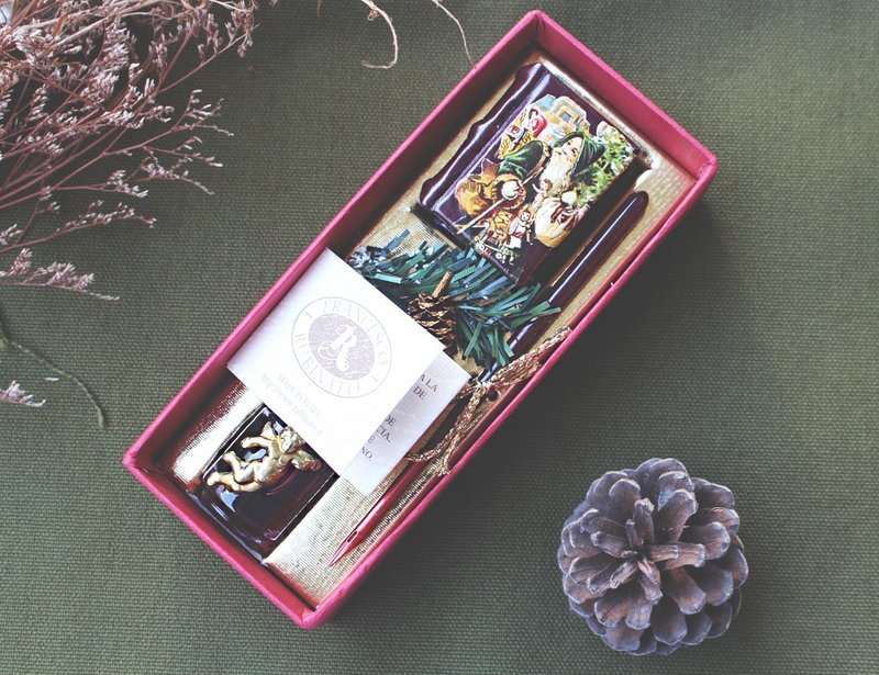 限量款意大利耶诞款小天使沾水笔礼盒 | Francesco Rubinato - 蘸水笔 - 其他材质 