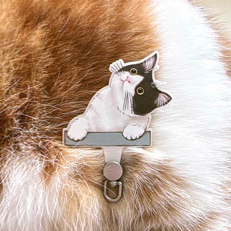 new / 奔驰猫 360 度手机垫片/挂片/挂绳/夹片 - 挂绳/吊绳 - 尼龙 