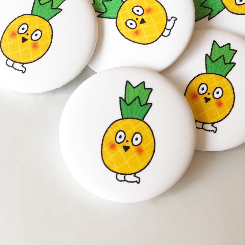 I'm fine pin button / brooch / badge - 徽章/别针 - 其他金属 