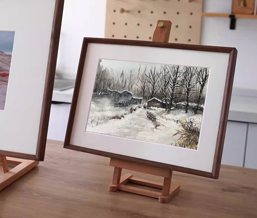 扶持 | 疗愈水彩系列 水彩原画 - 海报/装饰画/版画 - 纸 白色