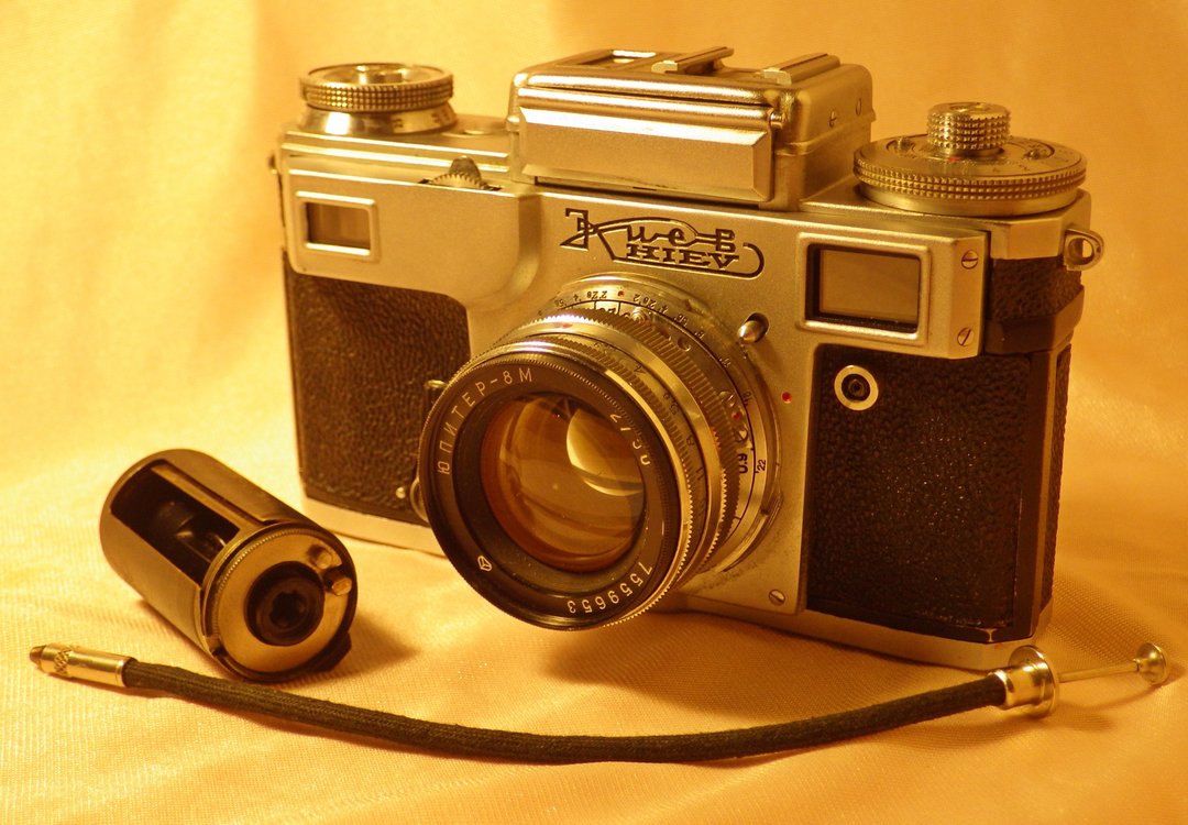 KIEV-4 35 毫米测距仪相机 Contax RF 带 Jupiter-8M 2/50mm 镜头 - 相机 - 其他材质 