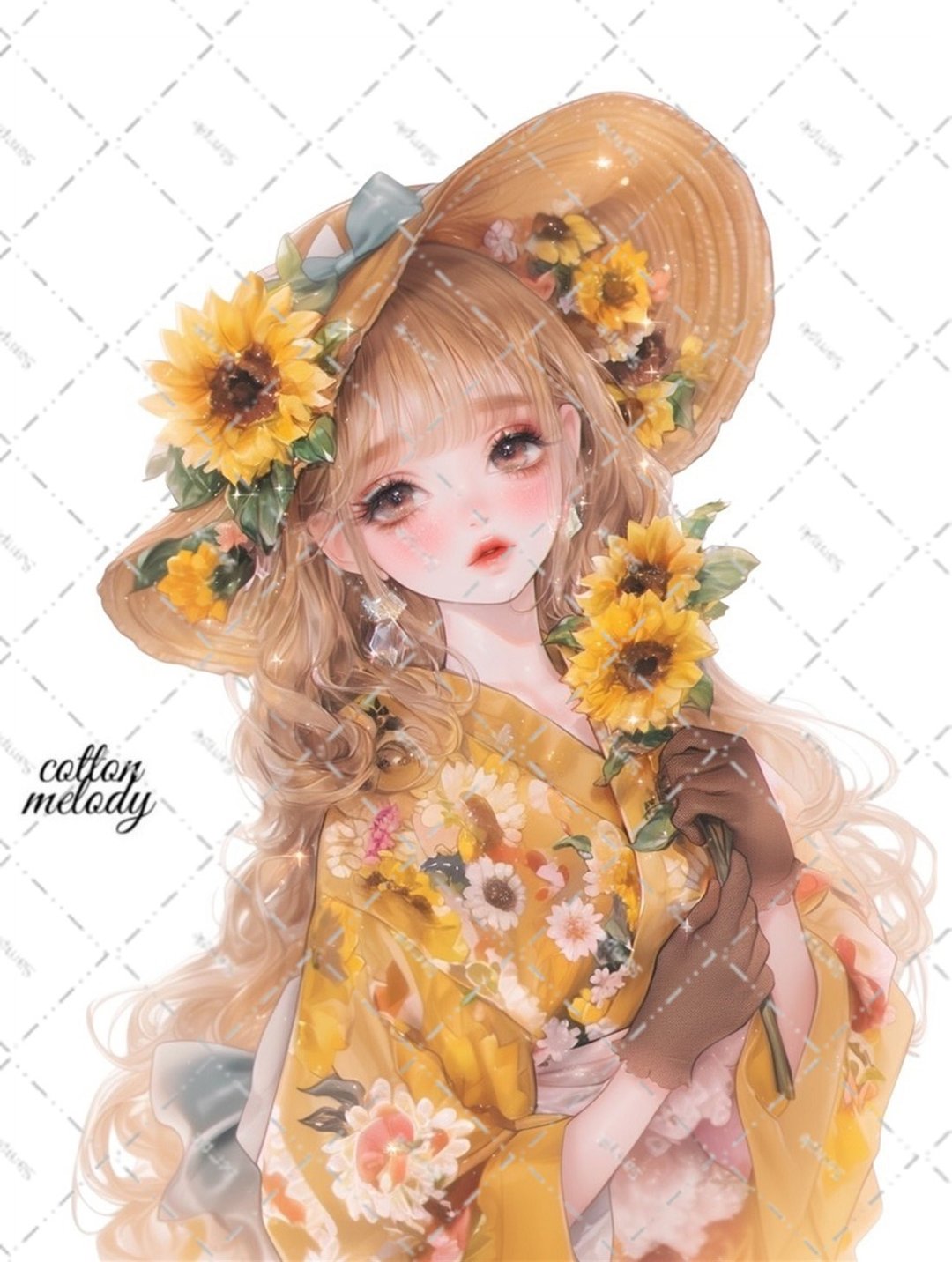 原创贴纸 no.6138 人物贴纸 原创贴纸 人物贴纸 女孩贴纸 原创人物贴纸 - 贴纸 - 纸 