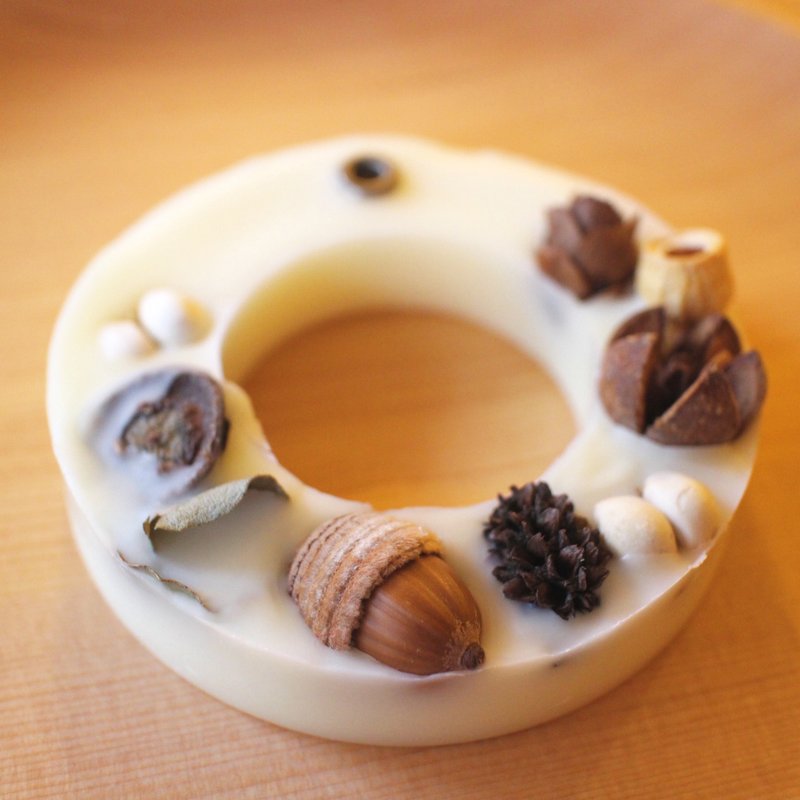 果实花圈 香氛砖 - 香薰/精油/线香 - 蜡 