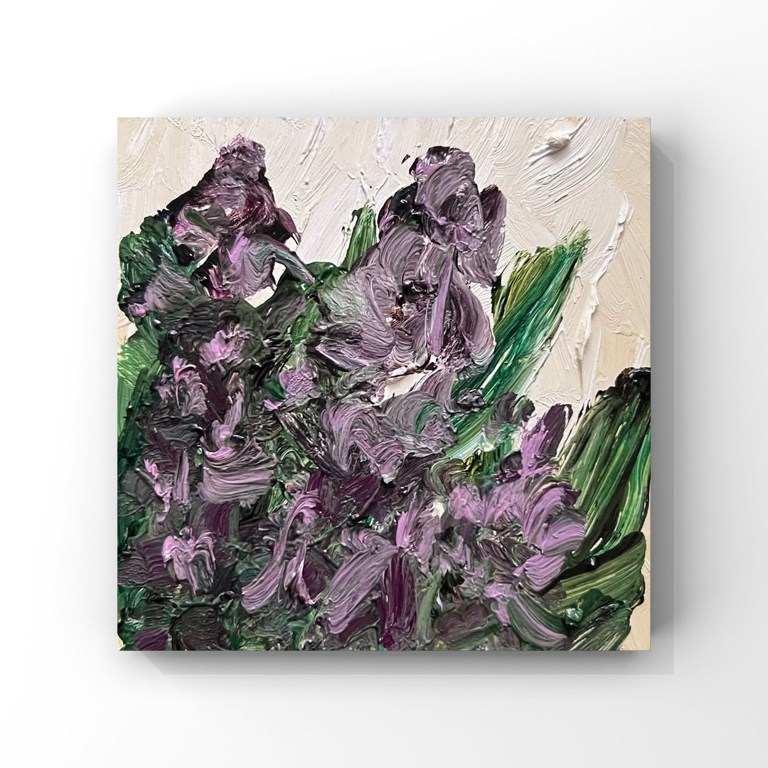 丁香花艺术丁香原创油画小花卉艺术品印象派 - 海报/装饰画/版画 - 其他材质 多色