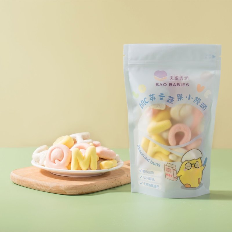 美姬馒头 ABC英文蔬果小馒头 一包180g - 其他 - 其他材质 黄色