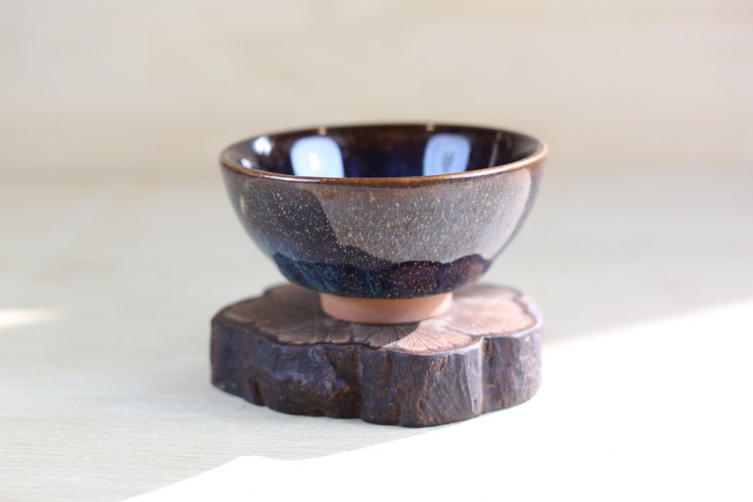 【台湾制造】星团 天目釉 圆满茶杯 名家叶敏祥作品 - 茶具/茶杯 - 陶 
