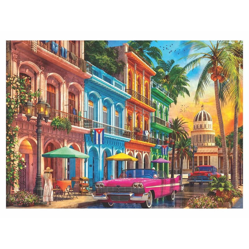 瓦那日落_拼图_1500片 - 拼图 - 纸 