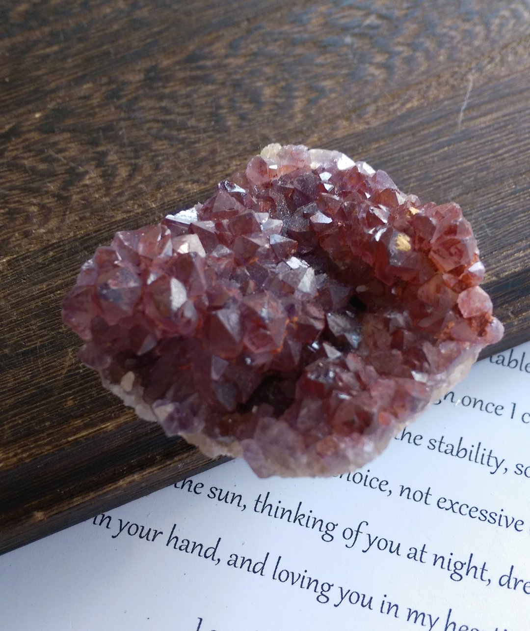 Auralite 马达加斯加产地 红极光水晶 天然矿石 原矿 - 摆饰 - 其他材质 