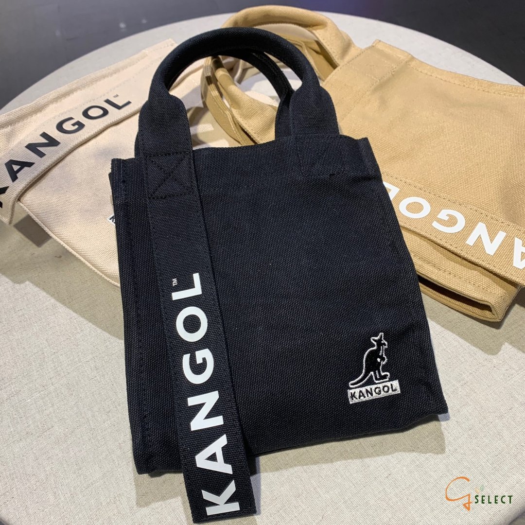 【KANGOL】休闲帆布包 袋鼠帆布包 多色提包 侧背包两用 - 手提包/手提袋 - 棉．麻 