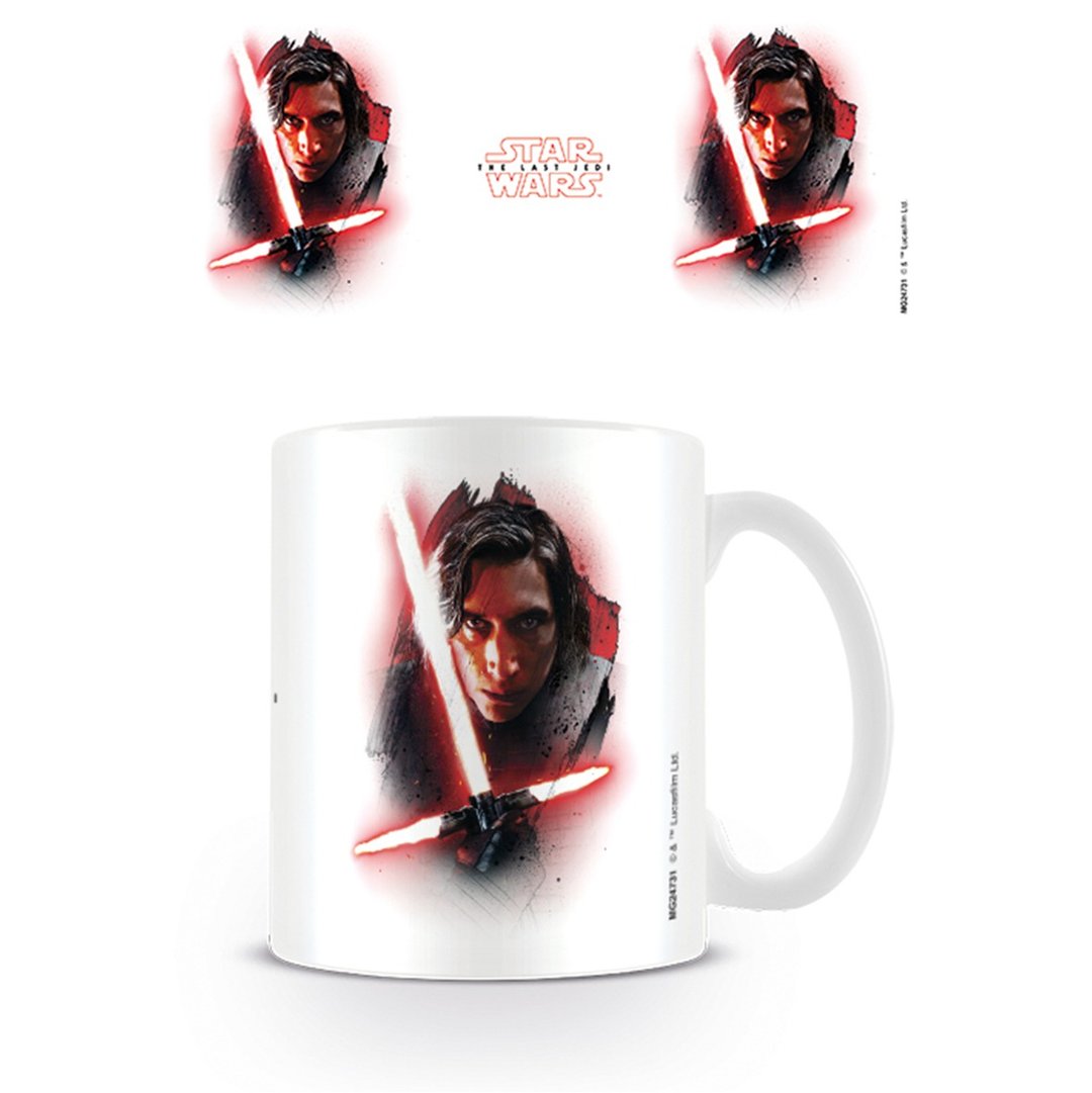 【星际大战:最后的绝地武士】Star Wars 凯罗忍(光剑)-进口马克杯 - 咖啡杯/马克杯 - 陶 白色