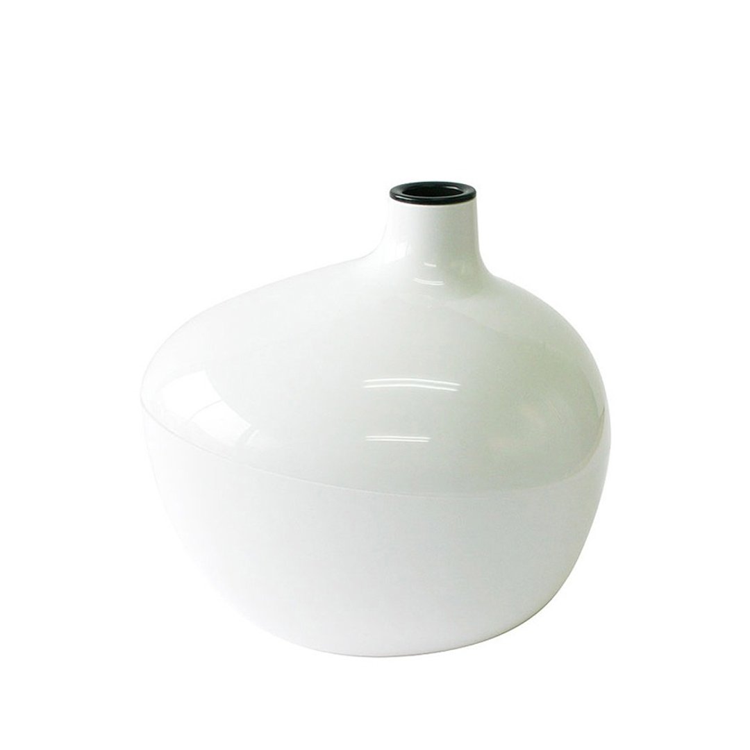 【八幡化成】VERTU DE VASE 花瓶造型多功能收纳盒 白色 - 收纳用品 - 塑料 白色