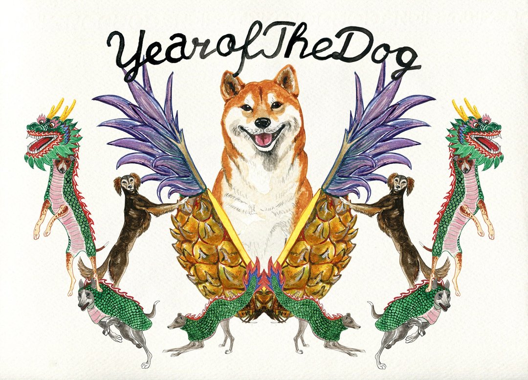 2018狗年贺卡-“狗旺莱”限时包邮 - 卡片/明信片 - 纸 透明